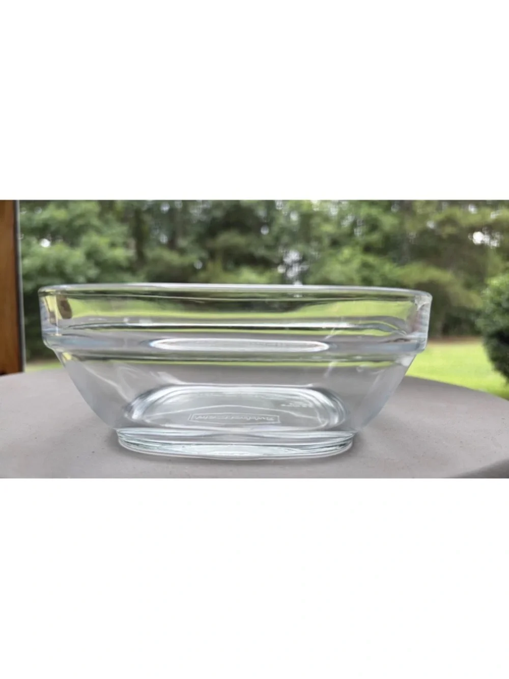 2- Rubbermaid Glass Food Storage Containers 2.5 Cup Square with Red Lids